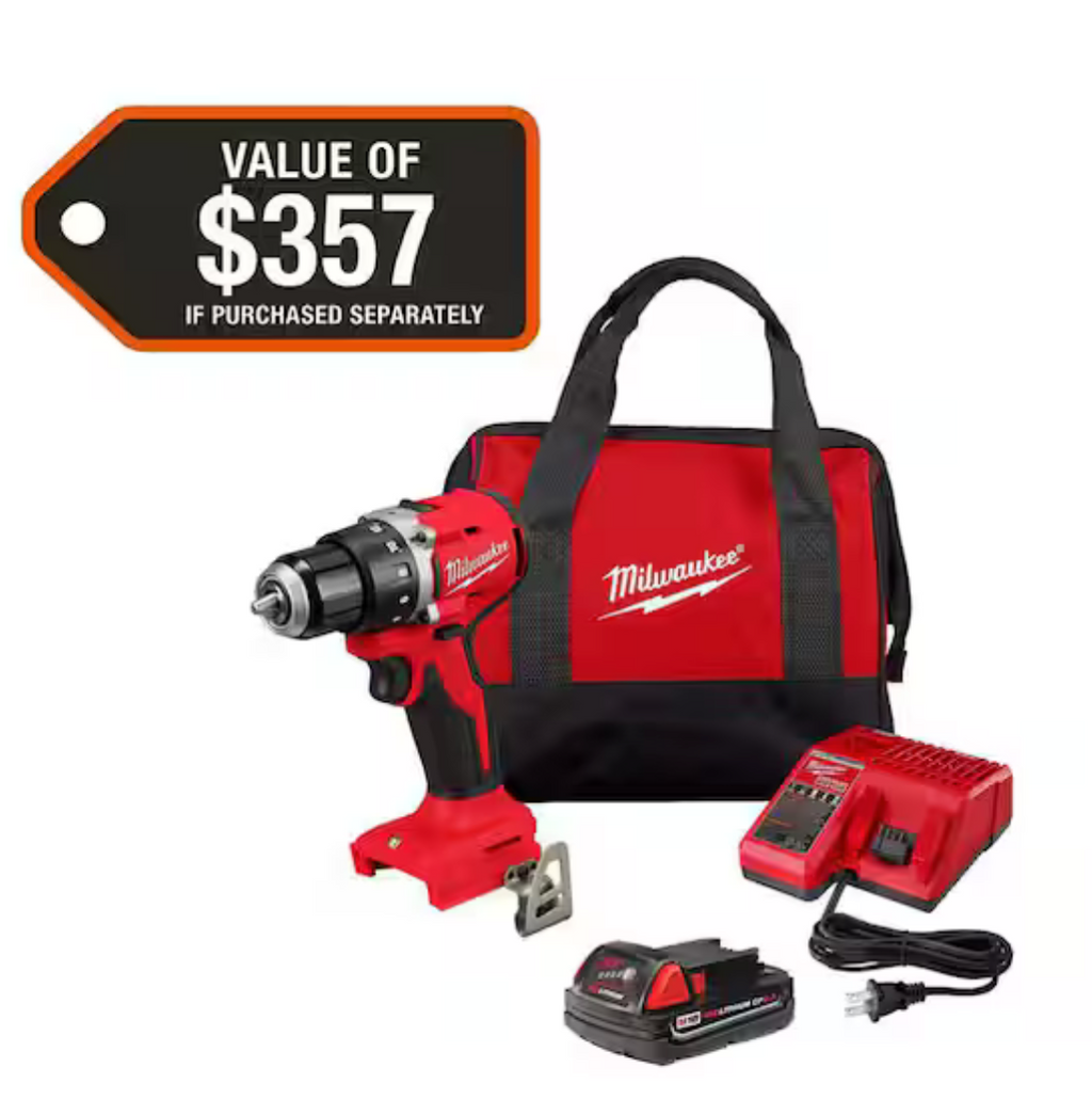 Producto original Milwaukee importado de Estados Unidos. Incluye batería, cargador y bolsa. Garantía de satisfacción de Del Norte Market.